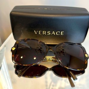 Versace tortoiseshell sunglasses